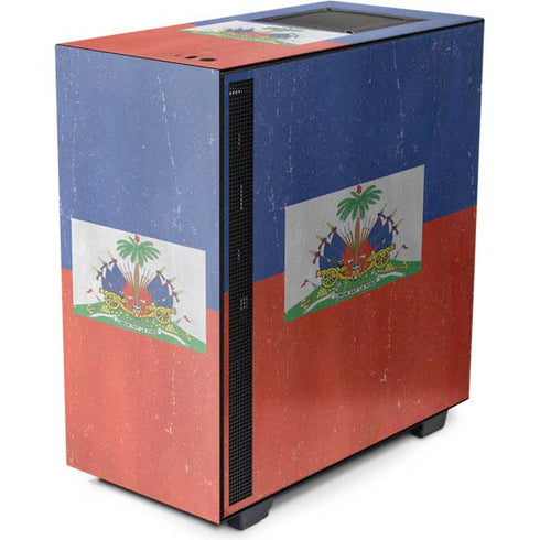 Haiti Flag Distressed NZXT H510 Compact ATX Mid-Tower Case Skin
