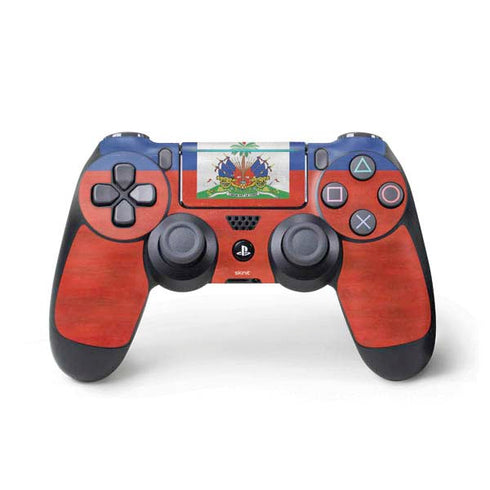 Haiti Flag Distressed PS4 Pro/Slim Controller Skin