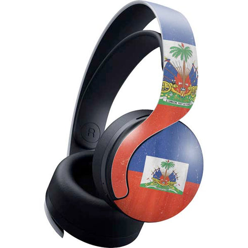Haiti Flag Distressed PULSE 3D Wireless Headset for PS5 Skin