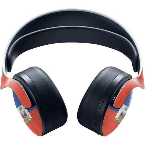 Haiti Flag Distressed PULSE 3D Wireless Headset for PS5 Skin