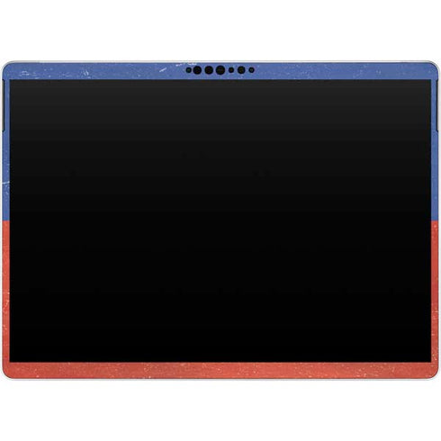 Haiti Flag Distressed Surface Pro 9 Skin