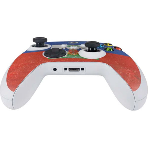 Haiti Flag Distressed Xbox Series S Controller Skin