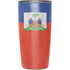 Haiti Flag Distressed Yeti 20oz Tumbler Skin