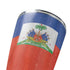 Haiti Flag Distressed Yeti 20oz Tumbler Skin
