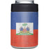 Haiti Flag Distressed Yeti Colster Can Insulator  Skin
