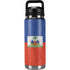 Haiti Flag Distressed YETI Rambler 26oz Bottle Skin
