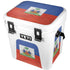 Haiti Flag Distressed YETI Roadie 24 Hard Cooler Skin