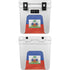 Haiti Flag Distressed YETI Roadie 24 Hard Cooler Skin