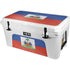 Haiti Flag Distressed YETI Tundra 65 Hard Cooler Skin