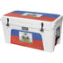 Haiti Flag Distressed YETI Tundra 75 Hard Cooler Skin