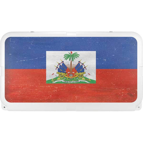 Haiti Flag Distressed YETI Tundra 75 Hard Cooler Skin