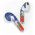 Haitian Flag Distressed Apple AirPods 2 Skin