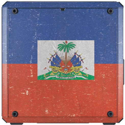 Haitian Flag Distressed Cooler Master MasterBox Q300L Mini Tower Skin