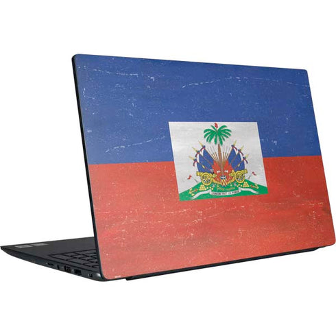 Haitian Flag Distressed Dell Vostro Skin