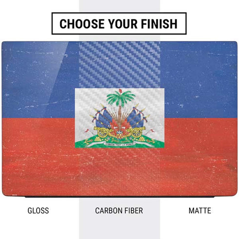 Haitian Flag Distressed Dell Vostro Skin