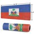 Haitian Flag Distressed Gaming Mouse Pad
