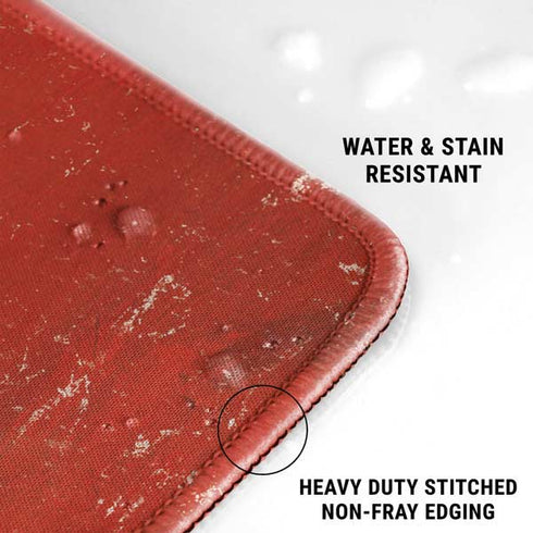 Haitian Flag Distressed Gaming Mouse Pad