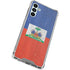 Haitian Flag Distressed Galaxy A13 5G Clear Case