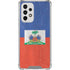 Haitian Flag Distressed Galaxy A33 5G Clear Case