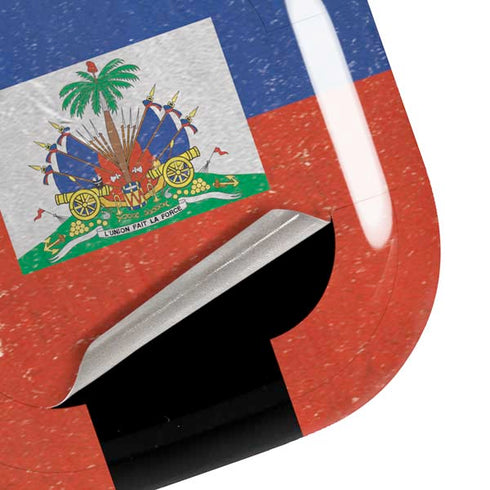 Haitian Flag Distressed Galaxy Buds Pro Skin