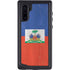 Haitian Flag Distressed Galaxy Note 10 Waterproof Case