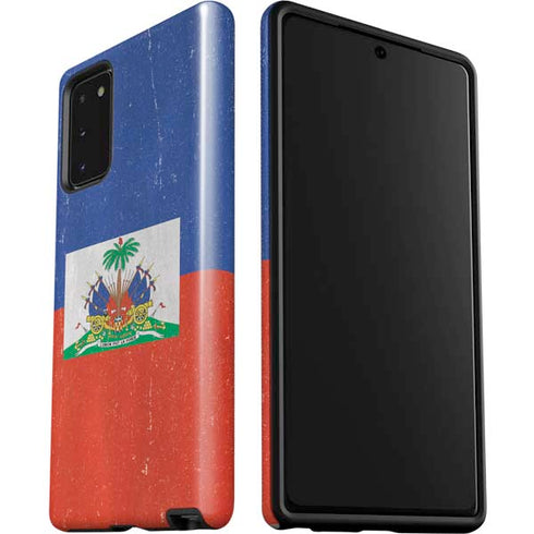 Haitian Flag Distressed Galaxy Note20 5G Pro Case