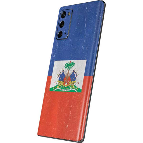 Haitian Flag Distressed Galaxy Note20 5G Skin