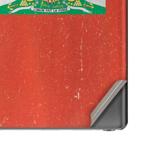 Haitian Flag Distressed Galaxy Note20 5G Skin