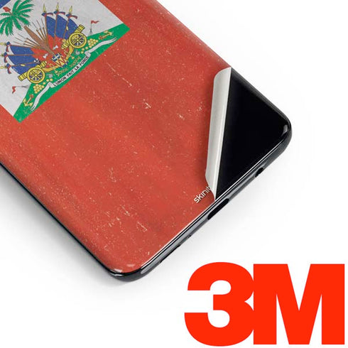 Haitian Flag Distressed Galaxy S10 Skin