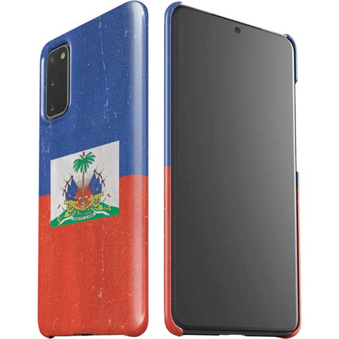 Haitian Flag Distressed Galaxy S20 Lite Case