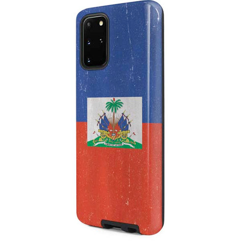 Haitian Flag Distressed Galaxy S20 Plus Pro Case