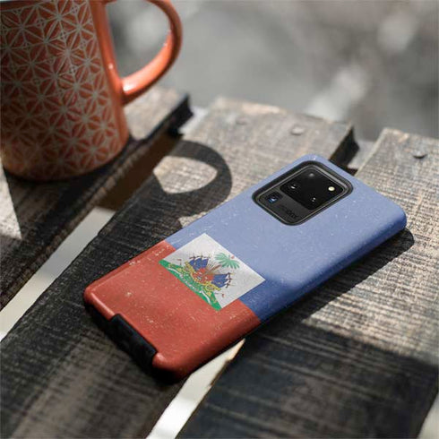 Haitian Flag Distressed Galaxy S20 Ultra 5G Pro Case
