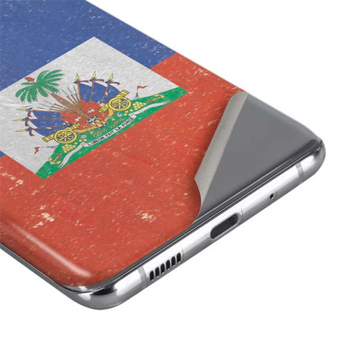 Haitian Flag Distressed Galaxy S20 Ultra 5G Skin