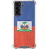 Haitian Flag Distressed Galaxy S21 5G Clear Case