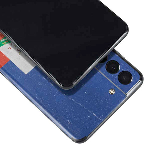 Haitian Flag Distressed Galaxy S21 Plus 5G Skin