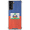 Haitian Flag Distressed Galaxy S22 Clear Case
