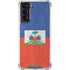 Haitian Flag Distressed Galaxy S22 Clear Case