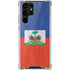Haitian Flag Distressed Galaxy S22 Ultra Clear Case