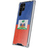 Haitian Flag Distressed Galaxy S22 Ultra Clear Case