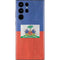 Haitian Flag Distressed Galaxy S22 Ultra Skin
