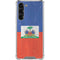 Haitian Flag Distressed Galaxy S23 Plus Clear Case