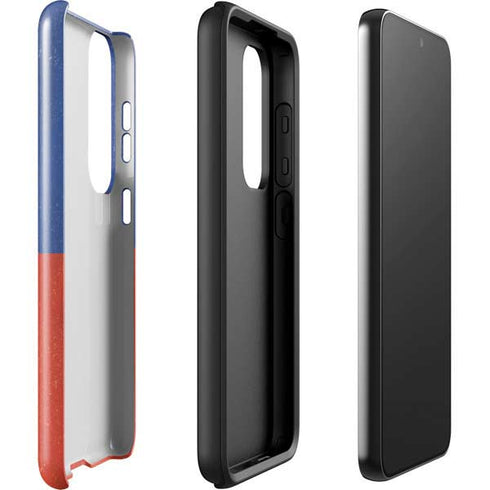 Haitian Flag Distressed Galaxy S23 Plus Pro Case