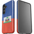 Haitian Flag Distressed Galaxy S24 Plus Impact Case