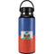 Haitian Flag Distressed Hydro Flask 32oz Wide Mouth Skin