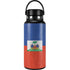 Haitian Flag Distressed Hydro Flask 32oz Wide Mouth Skin