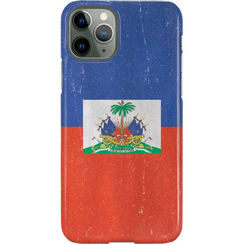 Haitian Flag Distressed iPhone 11 Pro Lite Case