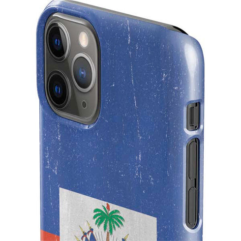 Haitian Flag Distressed iPhone 11 Pro Lite Case