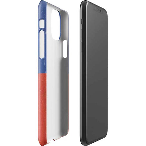 Haitian Flag Distressed iPhone 11 Pro Max Lite Case