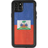 Haitian Flag Distressed iPhone 11 Pro Max Waterproof Case