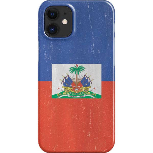 Haitian Flag Distressed iPhone 12 Mini Lite Case